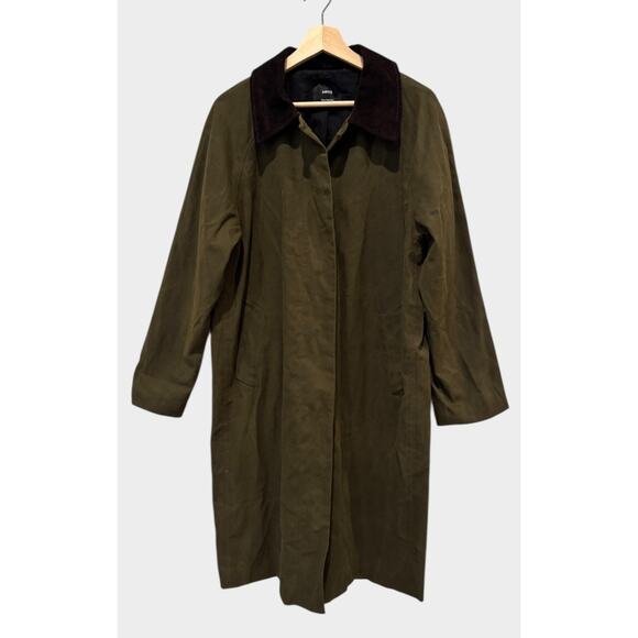 Mango Long Corduroy Collar Barn Jacket Size US/Large - Picture 9 of 16